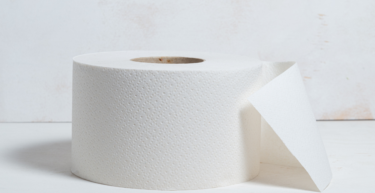 Bulk 2-ply jumbo toilet rolls for commercial high-capacity washroom dispensers