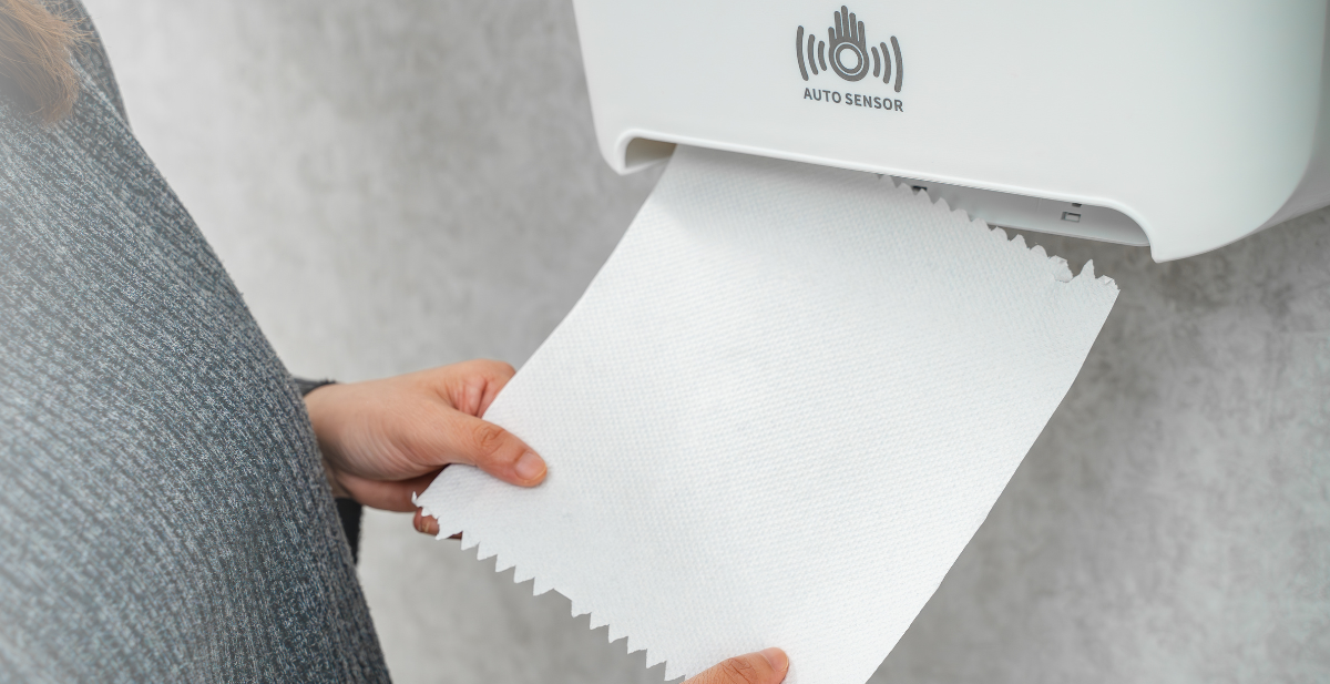 Paper Towel Roll for kitchens and washrooms using Initial absorbent hand towel