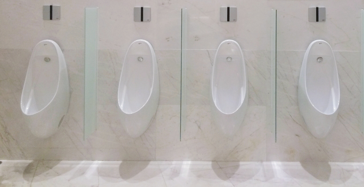 Urinal cleaning and deodorising blocks for offices