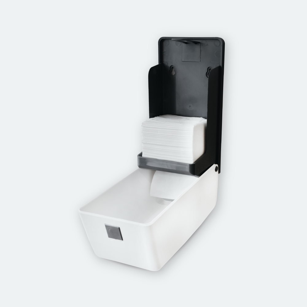Compact Folded Paper Towel Dispenser
