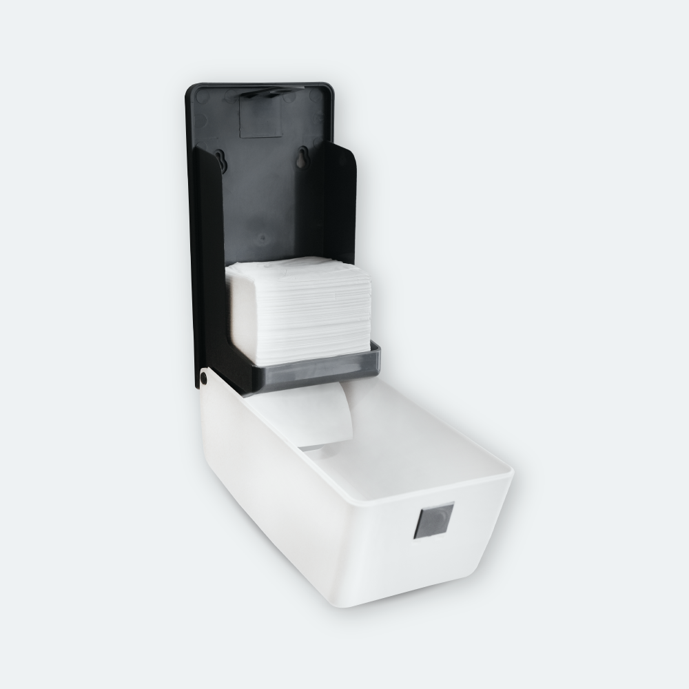 Compact Folded Paper Towel Dispenser