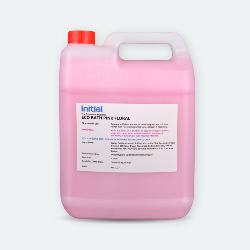 EcoBath Pink Floral Hand & Body Wash - 5L per bottle