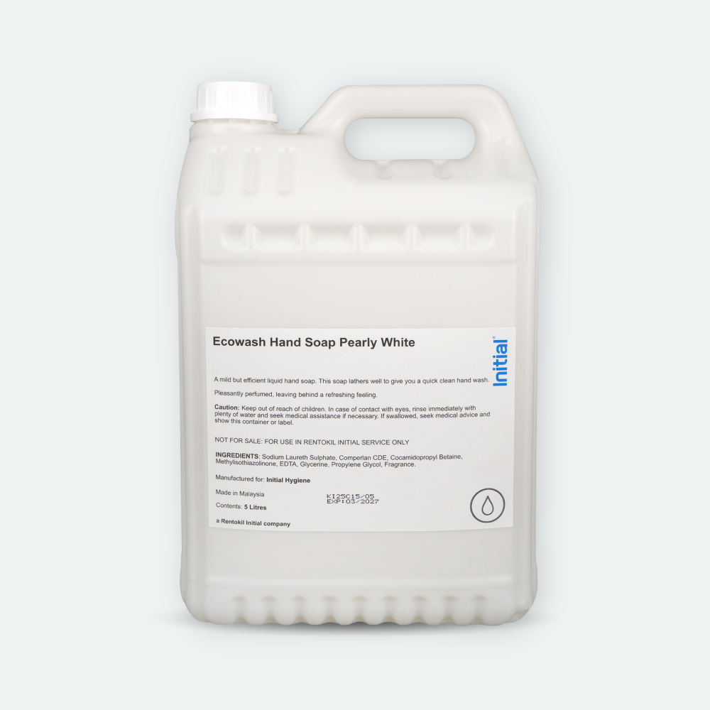 EcoWash Pearl Cream Hand Soap - 5L per bottle