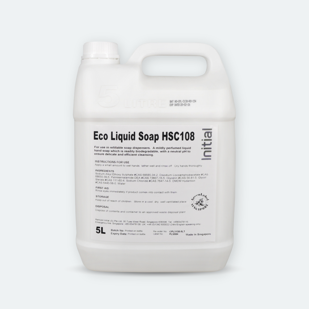 Initial Eco Liquid Hand Soap - 5L per bottle
