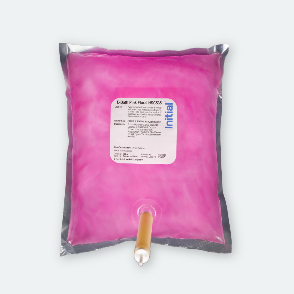 EcoBath Pink Floral Hand Soap - 400ml per pouch