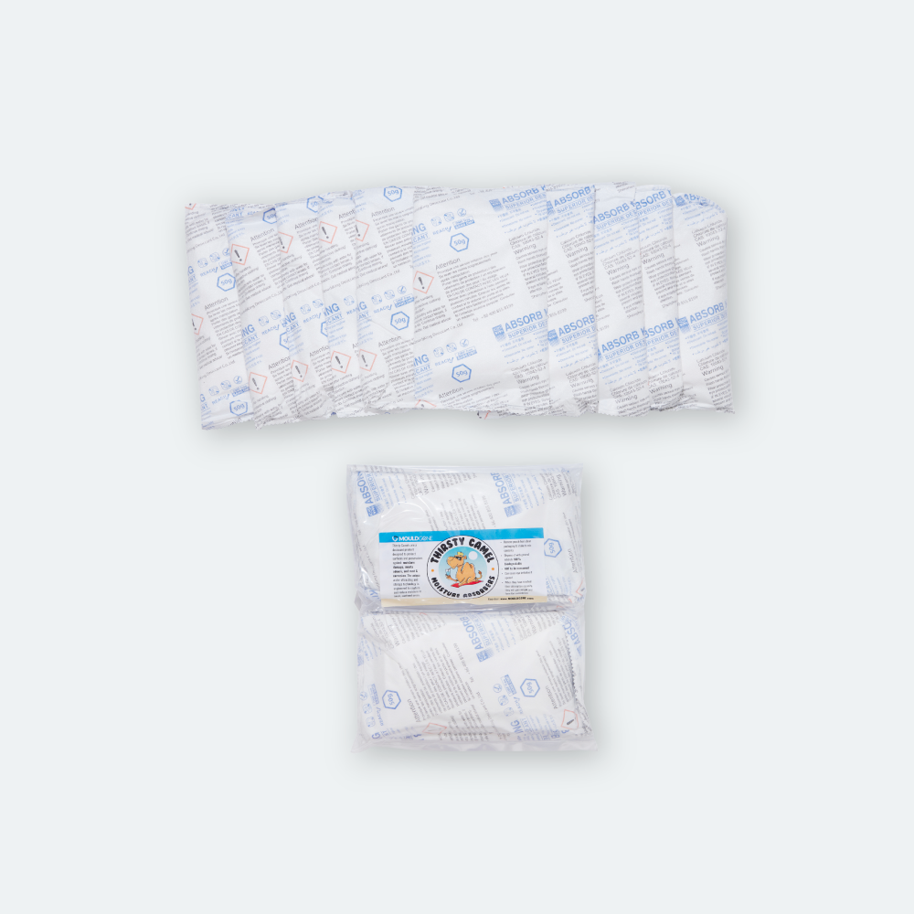 Initial Hygiene Singapore Thirsty Camel 50gm dehumidifier sachet for drawers and small storage spaces